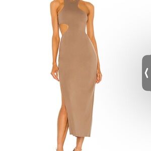NEW W TAGS Tan Midi Dress